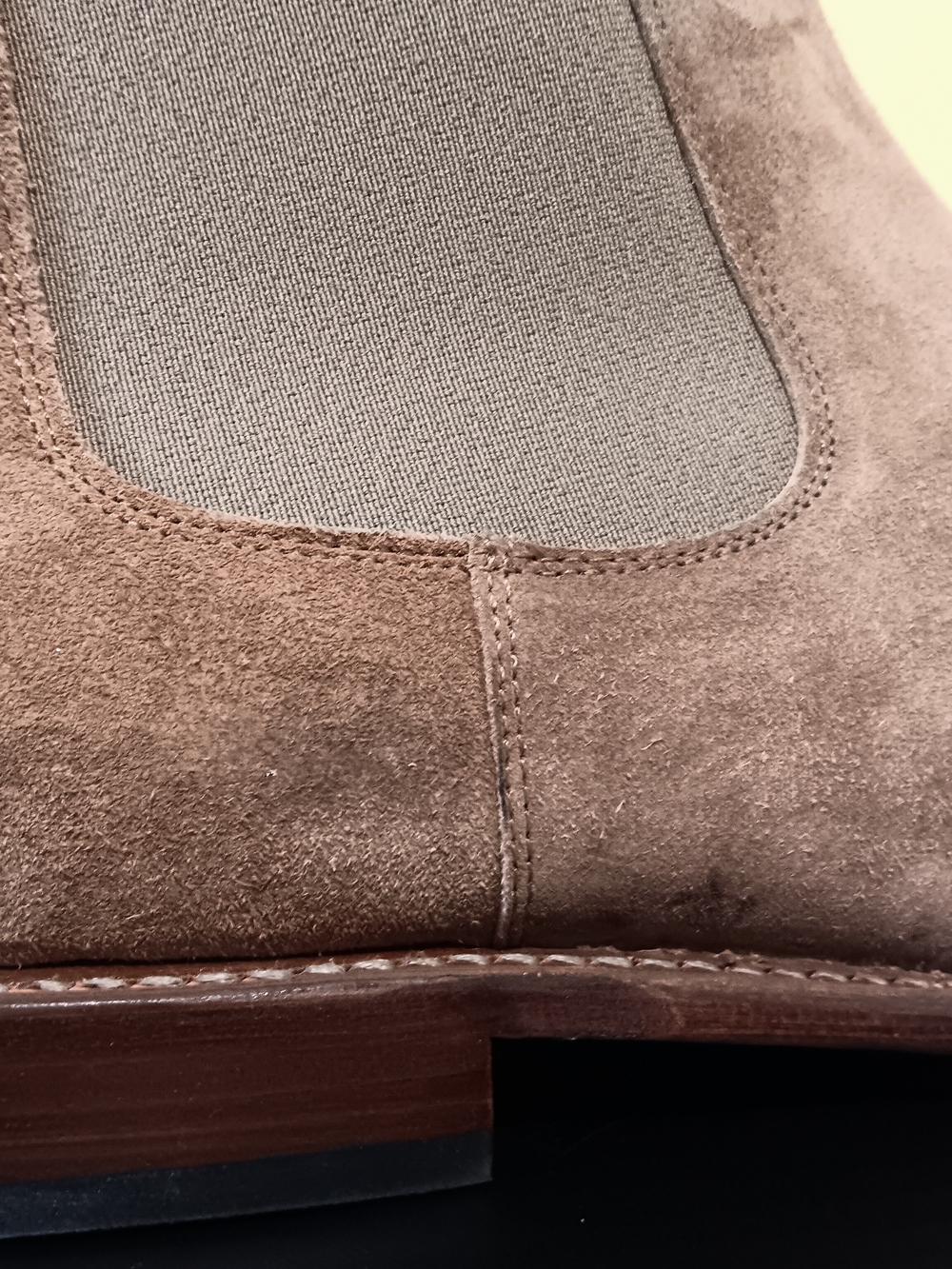 Thursday Boot Co. Boots Mens 16 Sandstone Brown Cavalier Chelsea Suede Leather - Picture 9 of 15